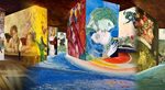 L'expositions aux Carrières de Lumières