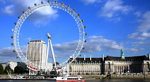 Coca Cola London Eye vue panoramique au bord de la Tamise