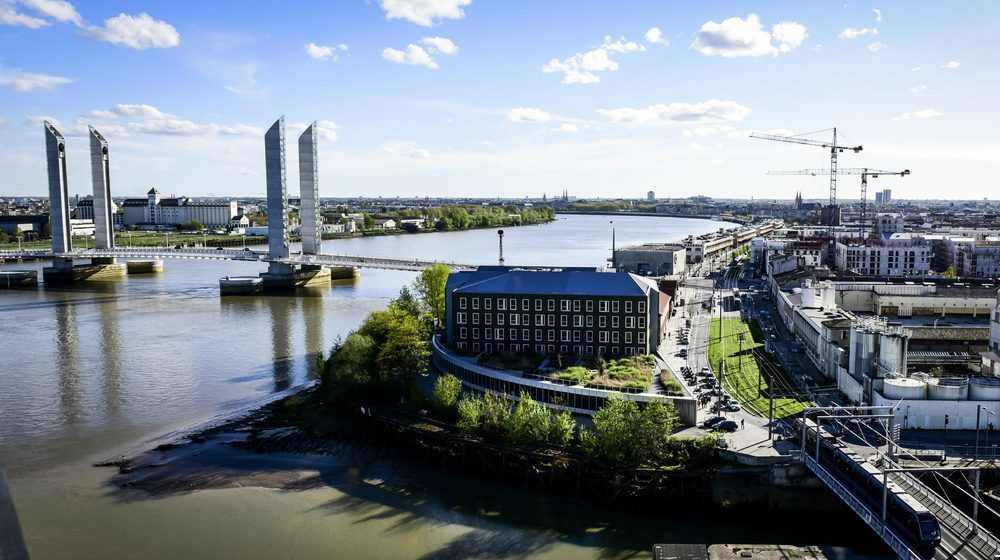Bordeaux - La Cité du Vin : Vue du Belvédère Crédits de la photo : Photos Anaka/ La Cité du Vin/ XTU Architects 