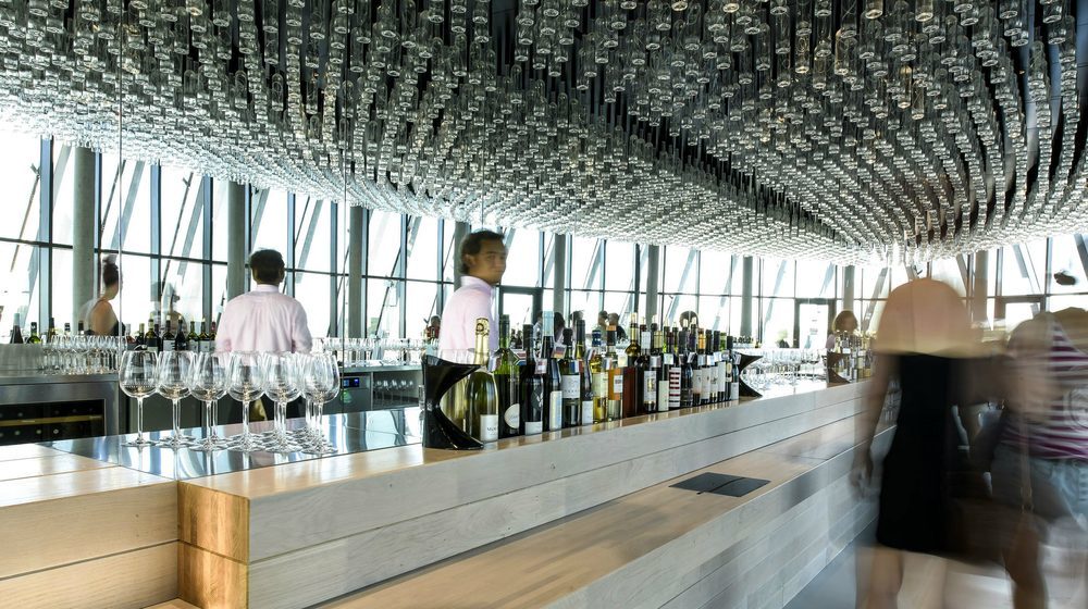 Bordeaux - La Cité du Vin : Le Belvédère Crédits de la photo : Photos Anaka/ La Cité du Vin/ XTU Architects