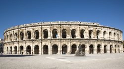Arènes de Nîmes : Vue extérieure panoramique © C.Recoura