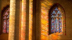 Toulouse Couvent des JacobinsToulouse Couvent des Jacobins Reflets de lumière dans l'église©Jacques Sierpinski