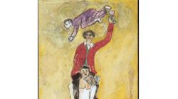 Marc Chagall, Double Portrait au verre de vin (1917)