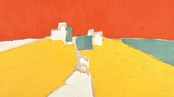 Nicolas de Staël, Agrigente (détail), 1953-54, huile sur toile, Collection particulière - Courtesy Lefevre Fine Art, Londres © Adagp Paris, 2018