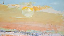 Nicolas de Staël, Ciel de Vaucluse, 1953, huile sur toile, 16 x 24 cm © Adagp, Paris, 2018, photo : © Jean Louis Losi