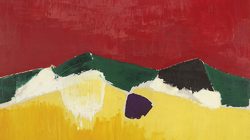 Nicolas de Staël, Paysage de Sicile, 1953, huile sur toile, 87,5 x 129,5 cm, The Fitzwilliam Museum, Cambridge © Adagp, Paris, 2018, photo : © The Fitzwilliam Musuem, Cambridge