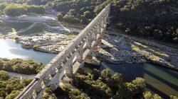 Pont du Gard vu du ciel