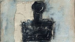 Jean FAUTRIER, L'encrier (de Jean Paulhan), 1948 Huile sur papier marouflé sur toile 34 x 41 cm  Musée d’Art moderne de la Ville de Paris © Adagp, Paris, 2017 Crédit photographique : Eric Emo/Parisienne de Photographie