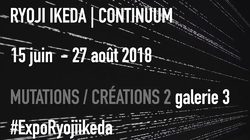 Centre Pompidou - Expo tempo - Ryoji Ikeda (Continuum) Photos 2