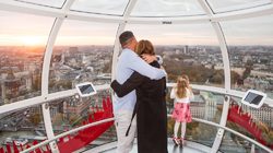 Coca Cola London Eye, vue de l'intérieur