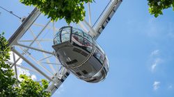 Coca Cola London Eye vu d'en bas