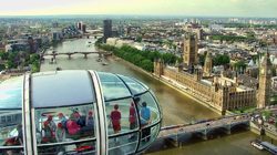 Coca Cola London Eye vu d'en haut