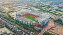 Match de football de Manchester United à Old Trafford