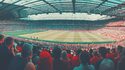 Match de football de Manchester United à Old Trafford